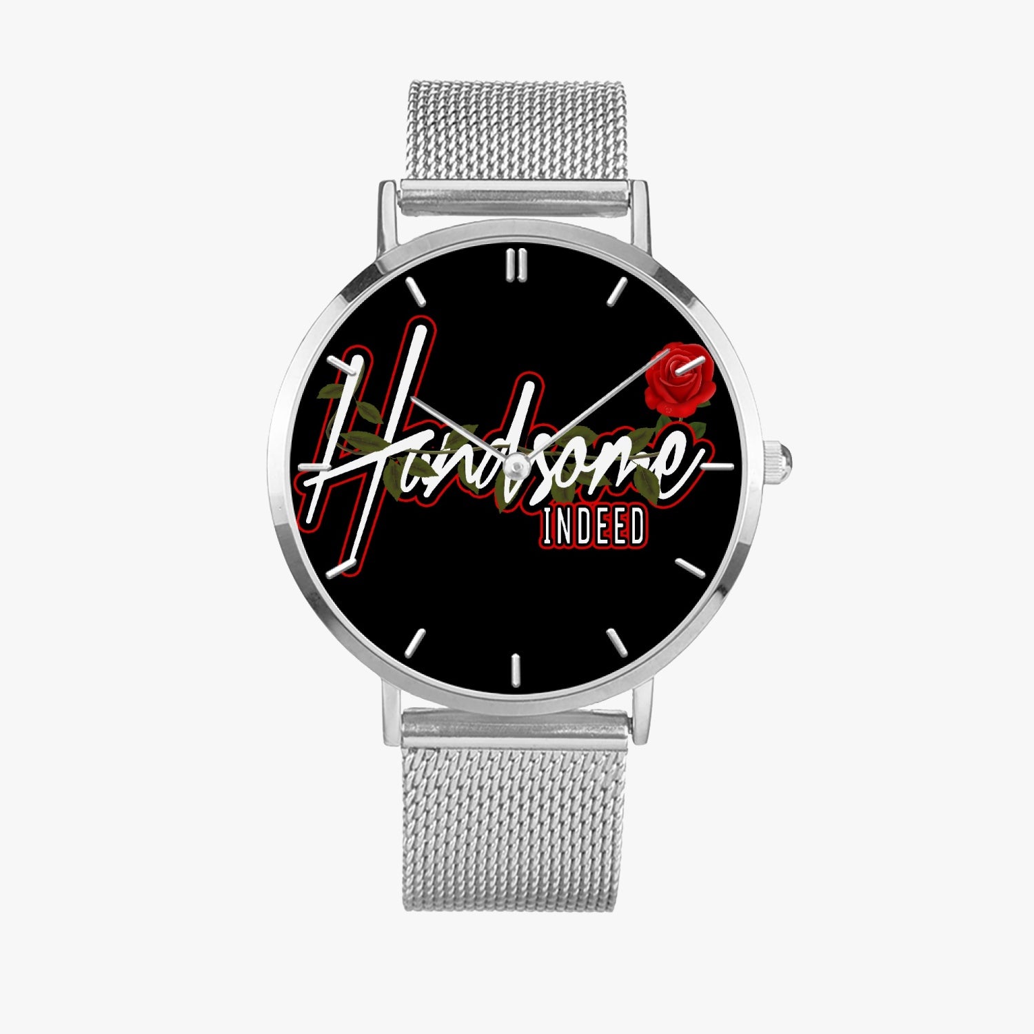 Handsome Indeed "Within"170 Fashion Ultra-thin Stainless Steel Quartz Watch (With Indicators)