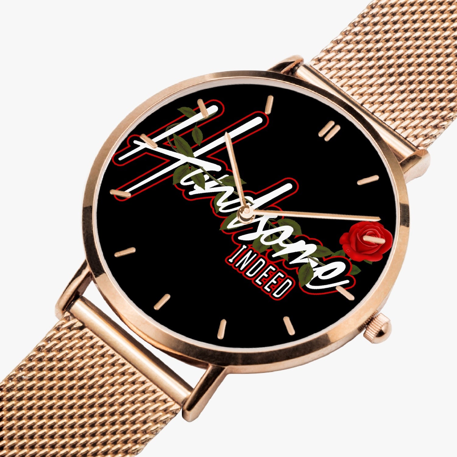 Handsome Indeed "Within"170 Fashion Ultra-thin Stainless Steel Quartz Watch (With Indicators)