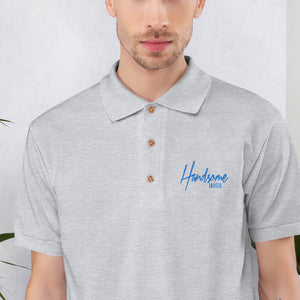 Embroidered Handsome Indeed Polo Shirt