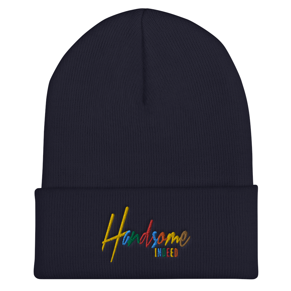 Handsome Indeed Multi Color Cuffed Beanie