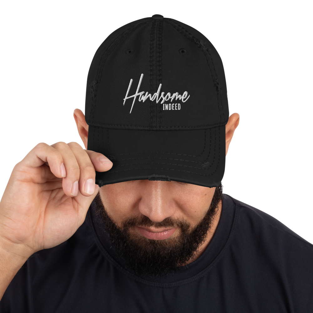 Handsome Indeed Distressed Dad Hat