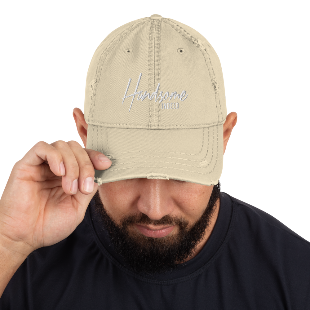 Handsome Indeed Distressed Dad Hat