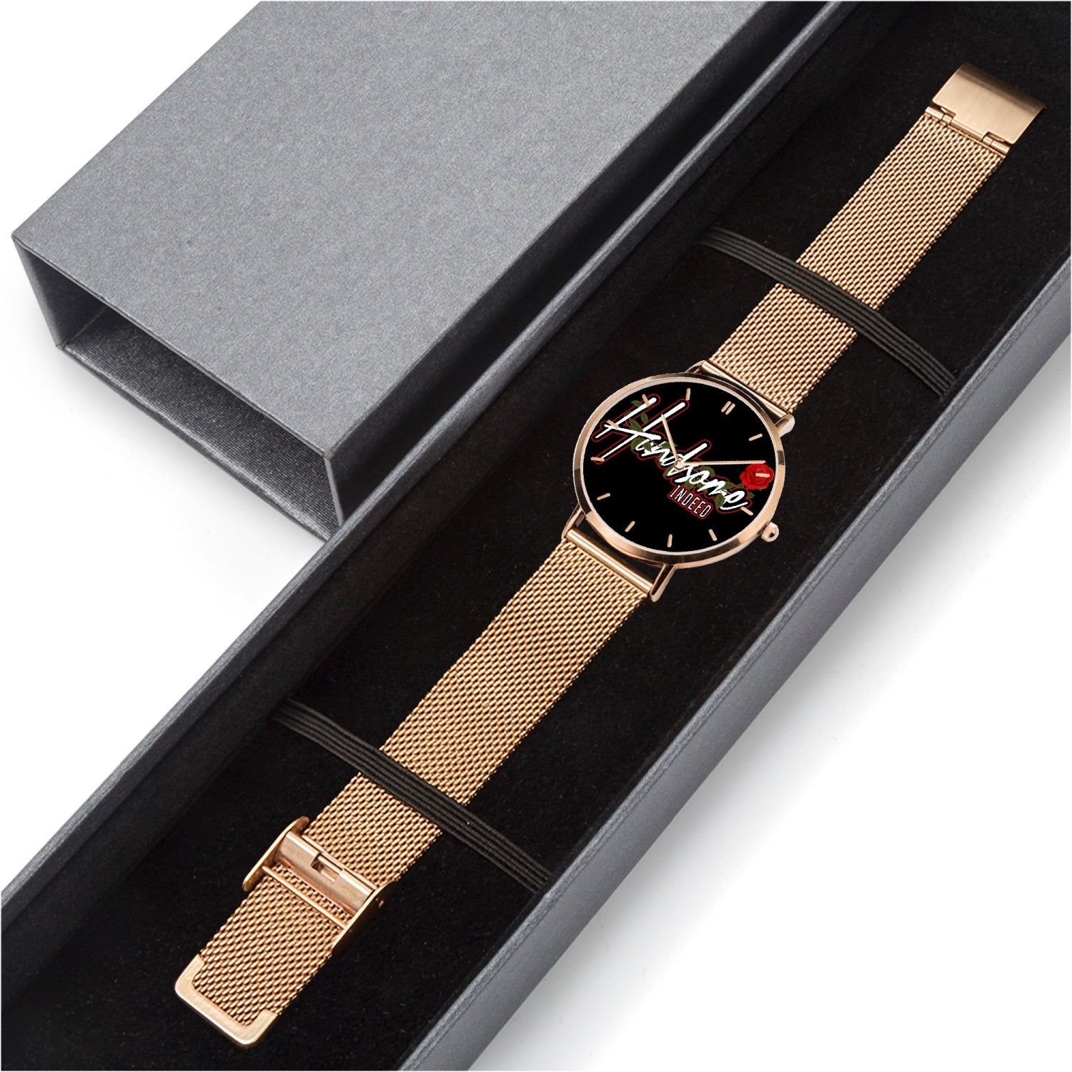 Handsome Indeed "Within"170 Fashion Ultra-thin Stainless Steel Quartz Watch (With Indicators)