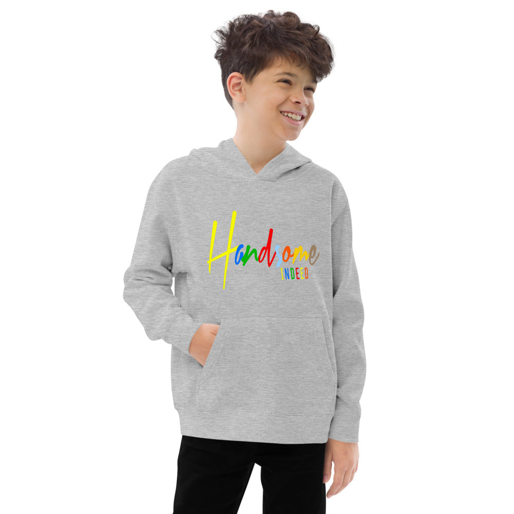 Handsome Indeed Multi Color Kids fleece hoodie