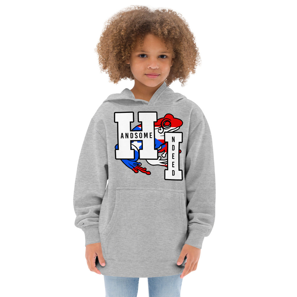 Handsome Indeed Puerto Rican Coqui Kids fleece hoodie