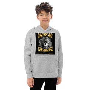 Handsome Indeed Rose Gold Lion Kids fleece hoodie