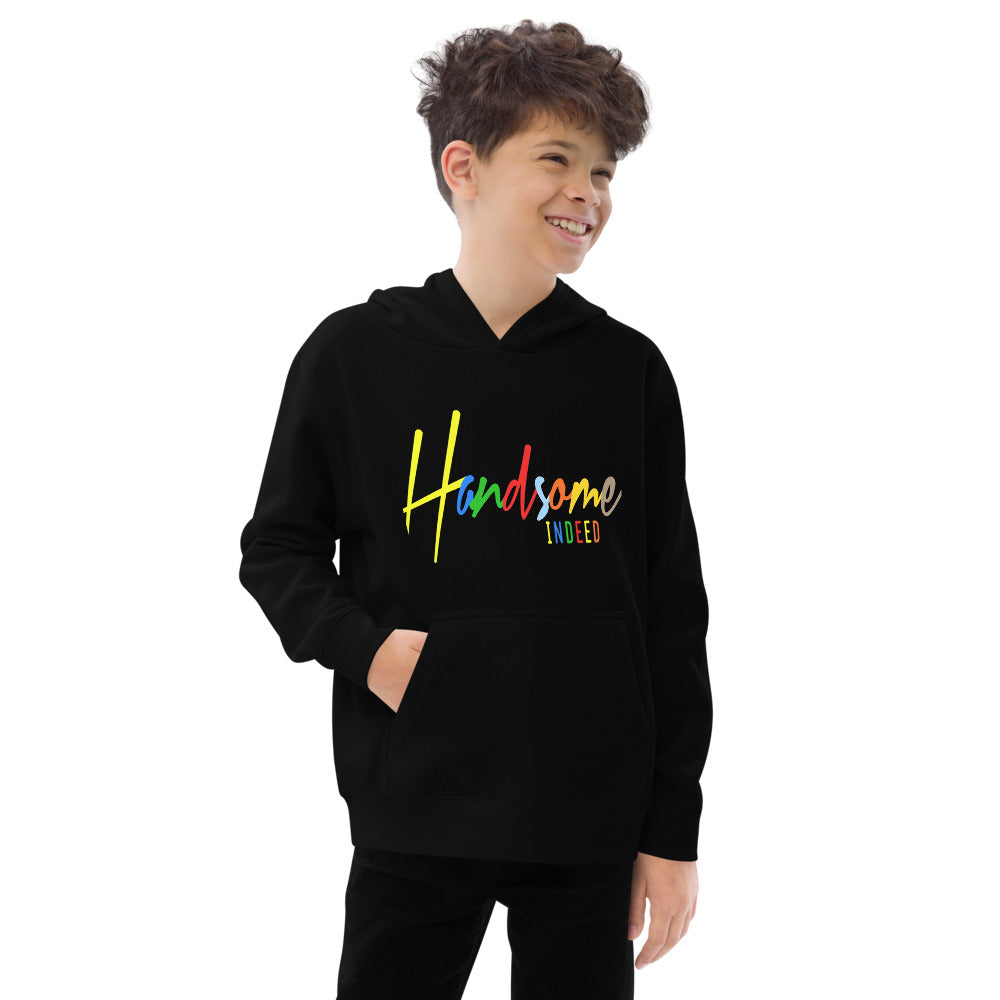 Handsome Indeed Multi Color Kids fleece hoodie