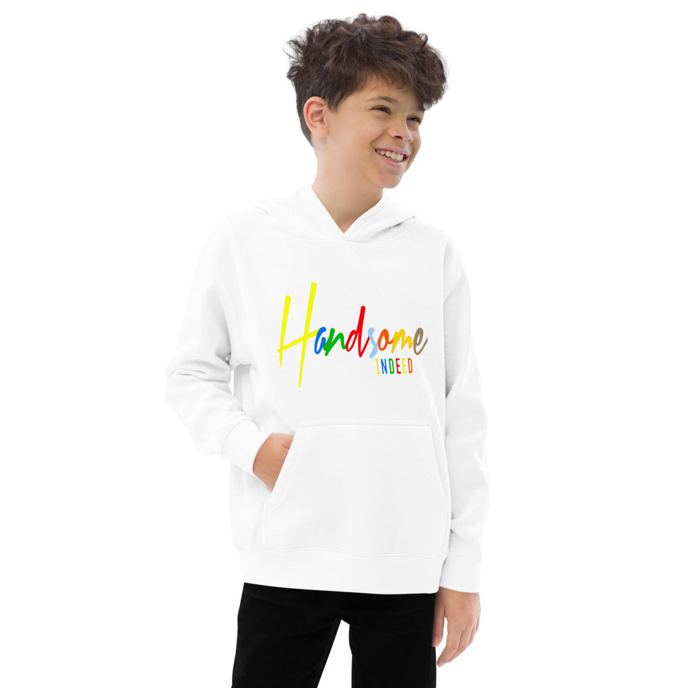 Handsome Indeed Multi Color Kids fleece hoodie