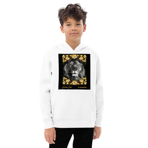 Handsome Indeed Rose Gold Lion Kids fleece hoodie