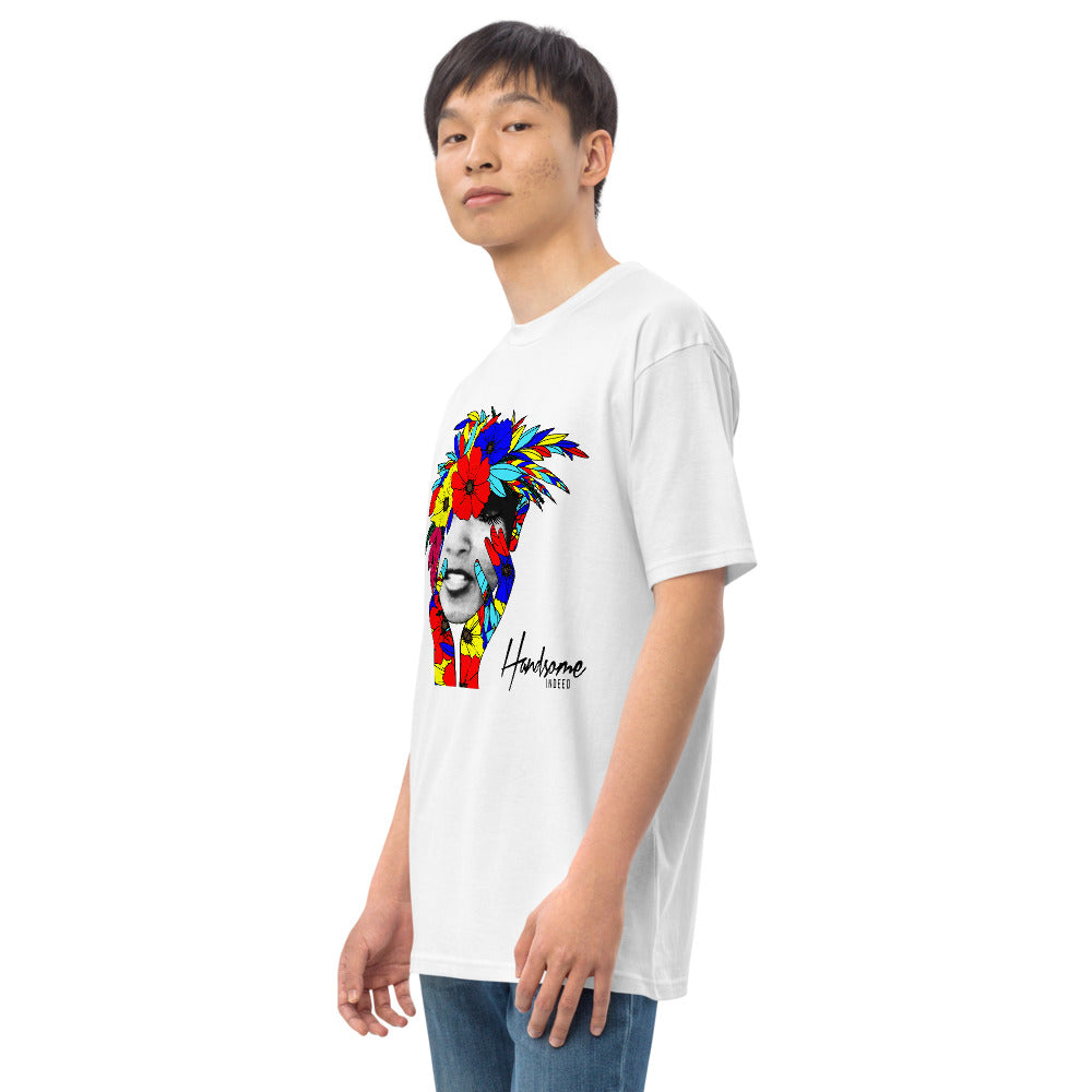 Men’s Handsome Indeed Flower Life premium heavyweight tee