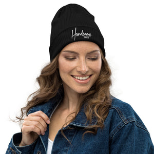 Handsome Indeed Organic ribbed beanie