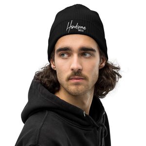 Handsome Indeed Organic ribbed beanie