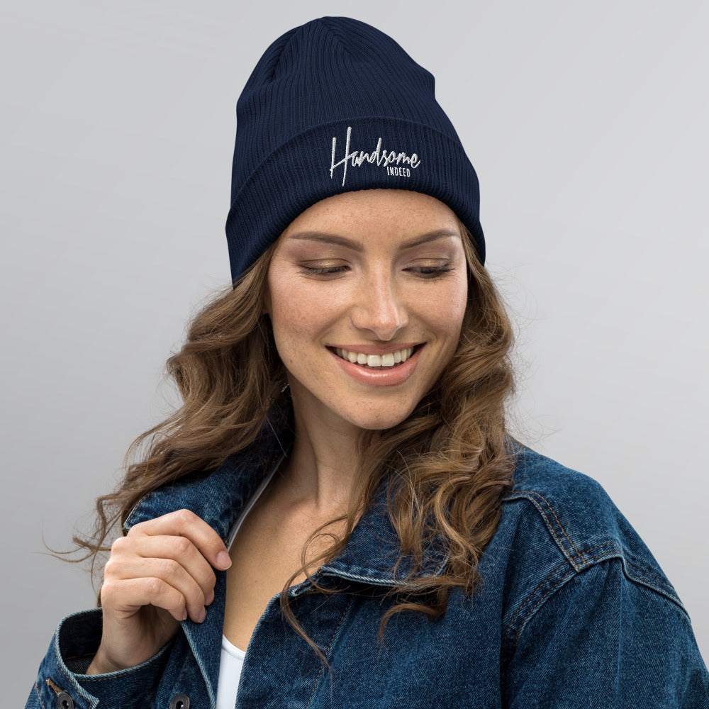 Handsome Indeed Organic ribbed beanie