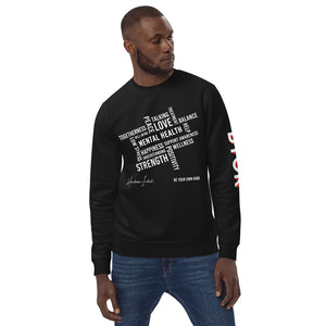 Unisex Handsome Indeed Mental Health eco sweatshirt