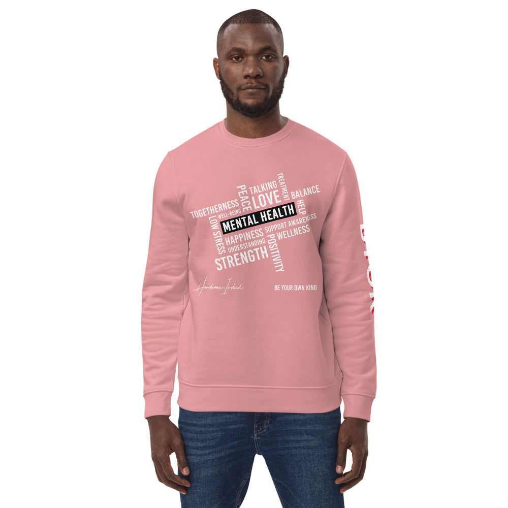 Unisex Handsome Indeed Mental Health eco sweatshirt