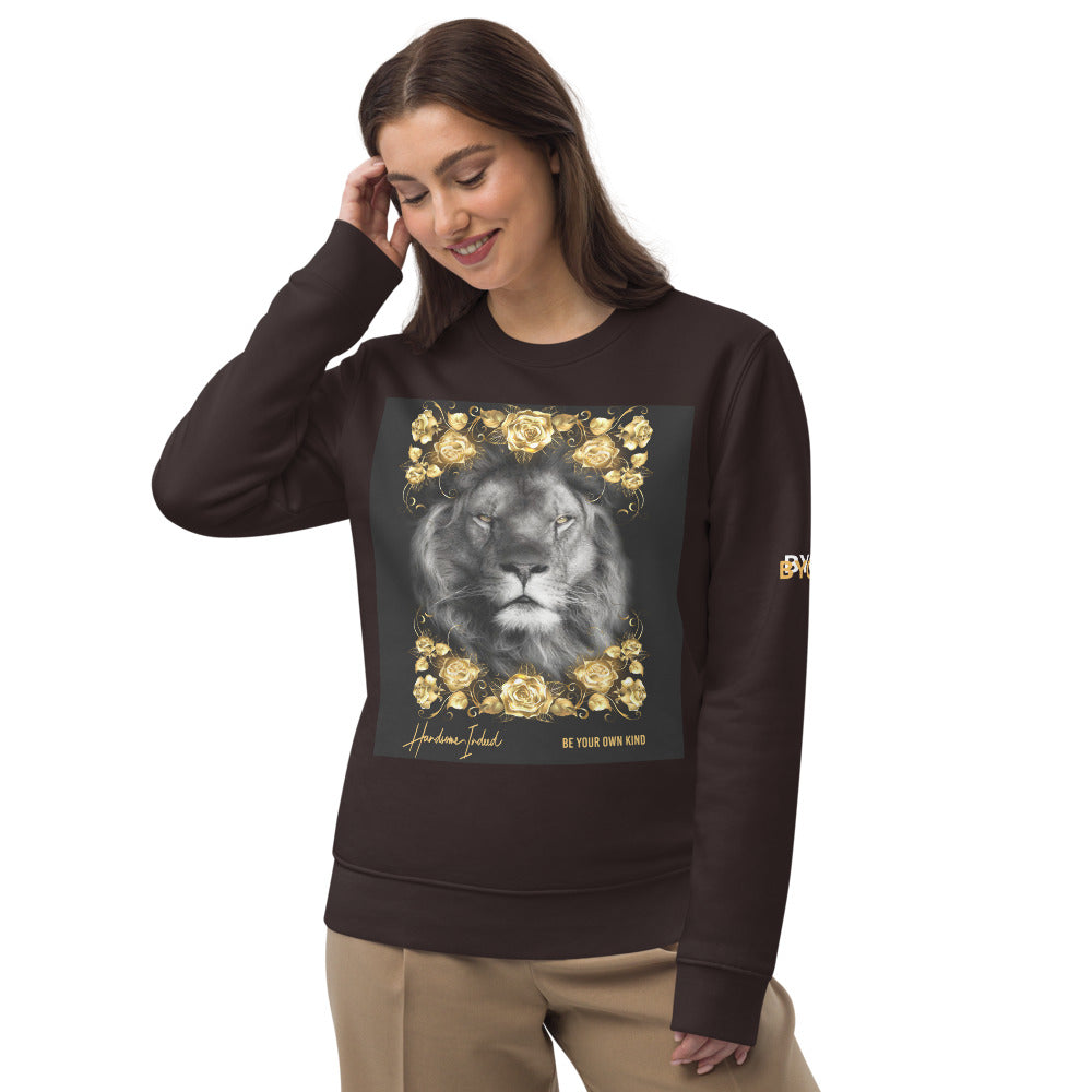 Unisex eco Handsome Indeed Rose Gold Lion sweatshirt