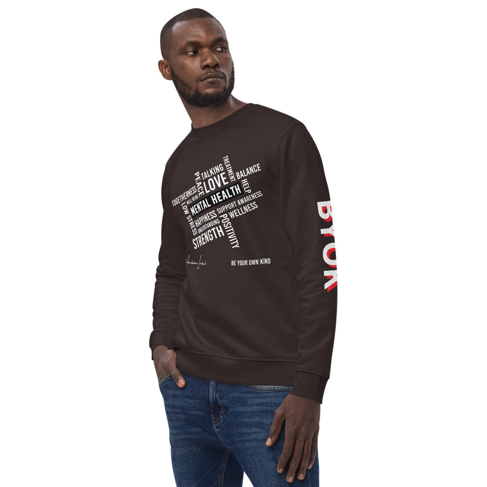 Unisex Handsome Indeed Mental Health eco sweatshirt