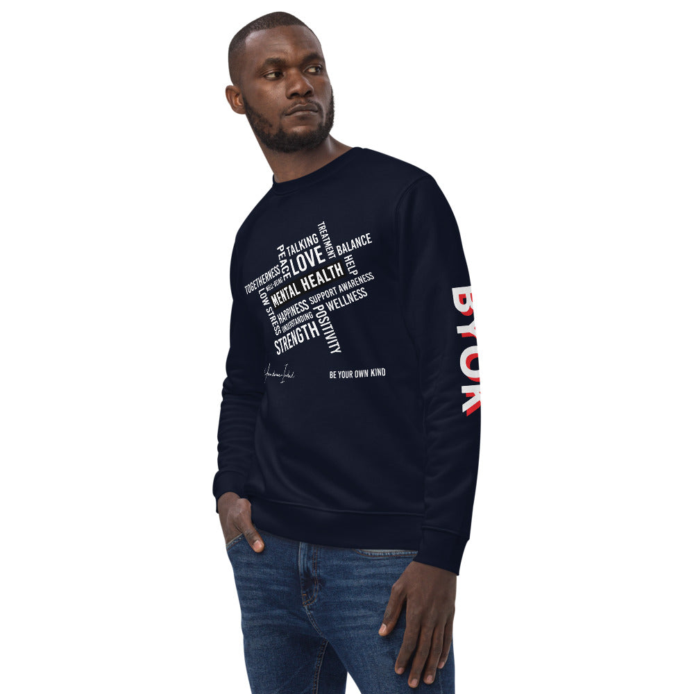 Unisex Handsome Indeed Mental Health eco sweatshirt