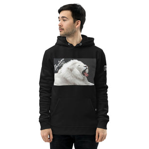 Handsome Indeed White Lion Unisex essential eco hoodie