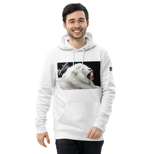 Handsome Indeed White Lion Unisex essential eco hoodie