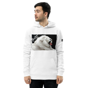 Handsome Indeed White Lion Unisex essential eco hoodie