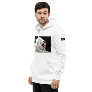 Handsome Indeed White Lion Unisex essential eco hoodie