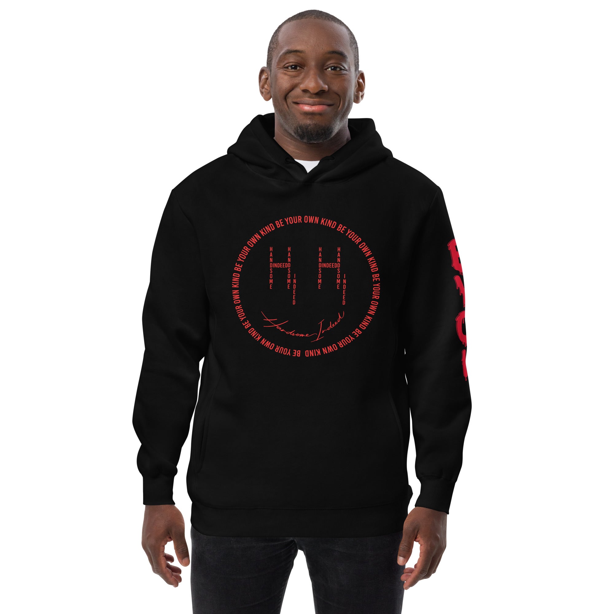 Handsome Indeed-Just Smile Unisex fashion hoodie