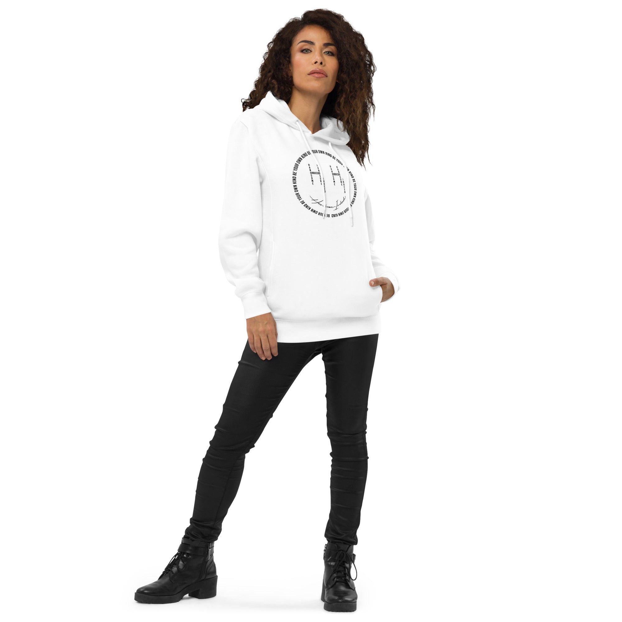 Handsome Indeed-Just Smile Unisex fashion hoodie