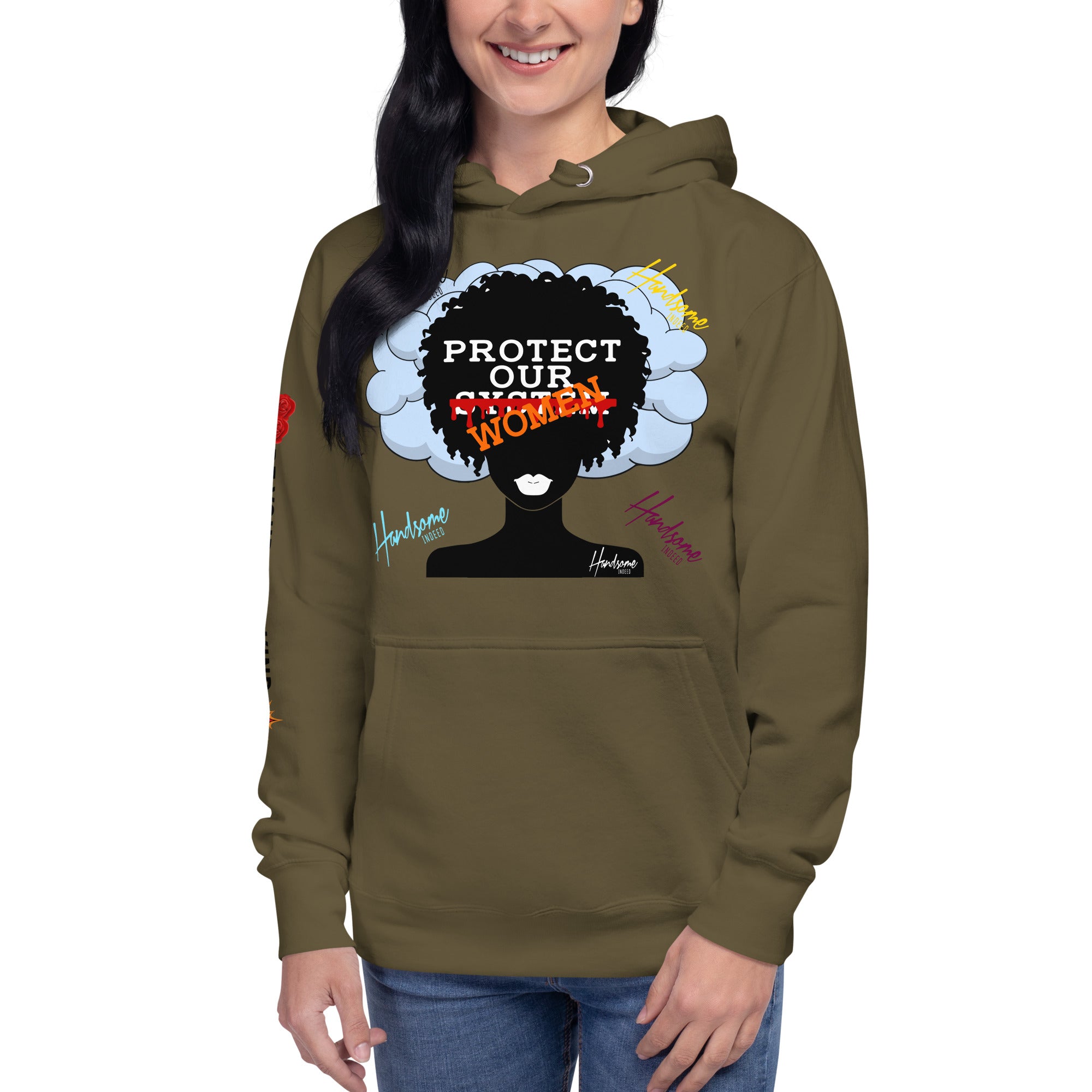 Handsome Indeed-Protect Our Woman Unisex Hoodie