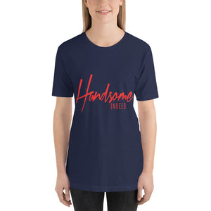 Handsome Indeed Red-Short-Sleeve Unisex T-Shirt