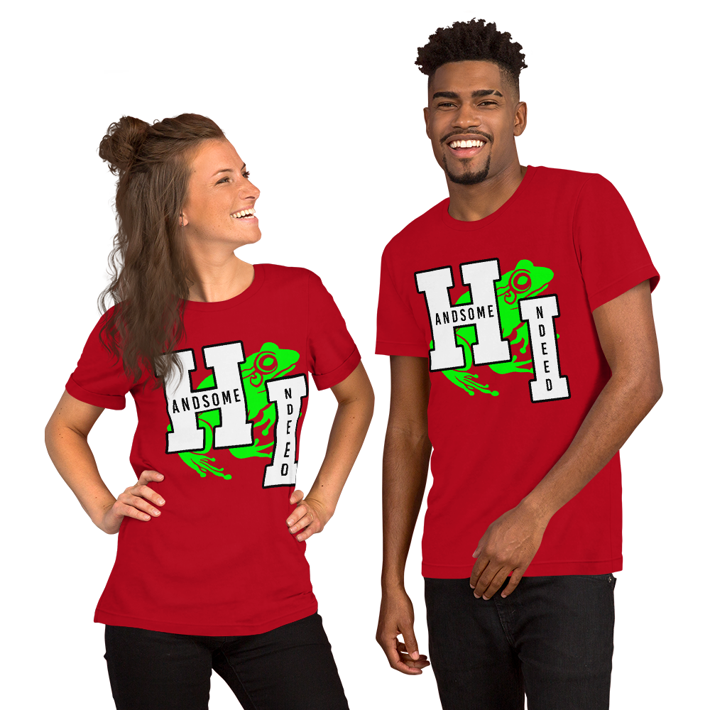 Handsome Indeed H I Frog Short-Sleeve Unisex T-Shirt