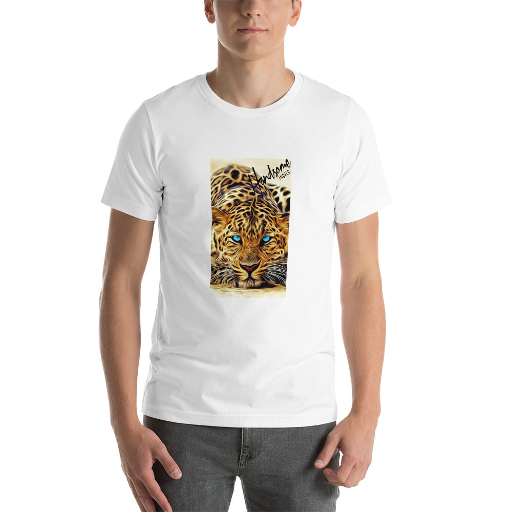 Handsome Indeed Leopard Short-Sleeve Unisex T-Shirt