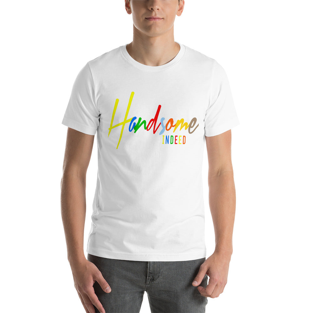 Handsome Indeed Multi Color Short-Sleeve Unisex T-Shirt