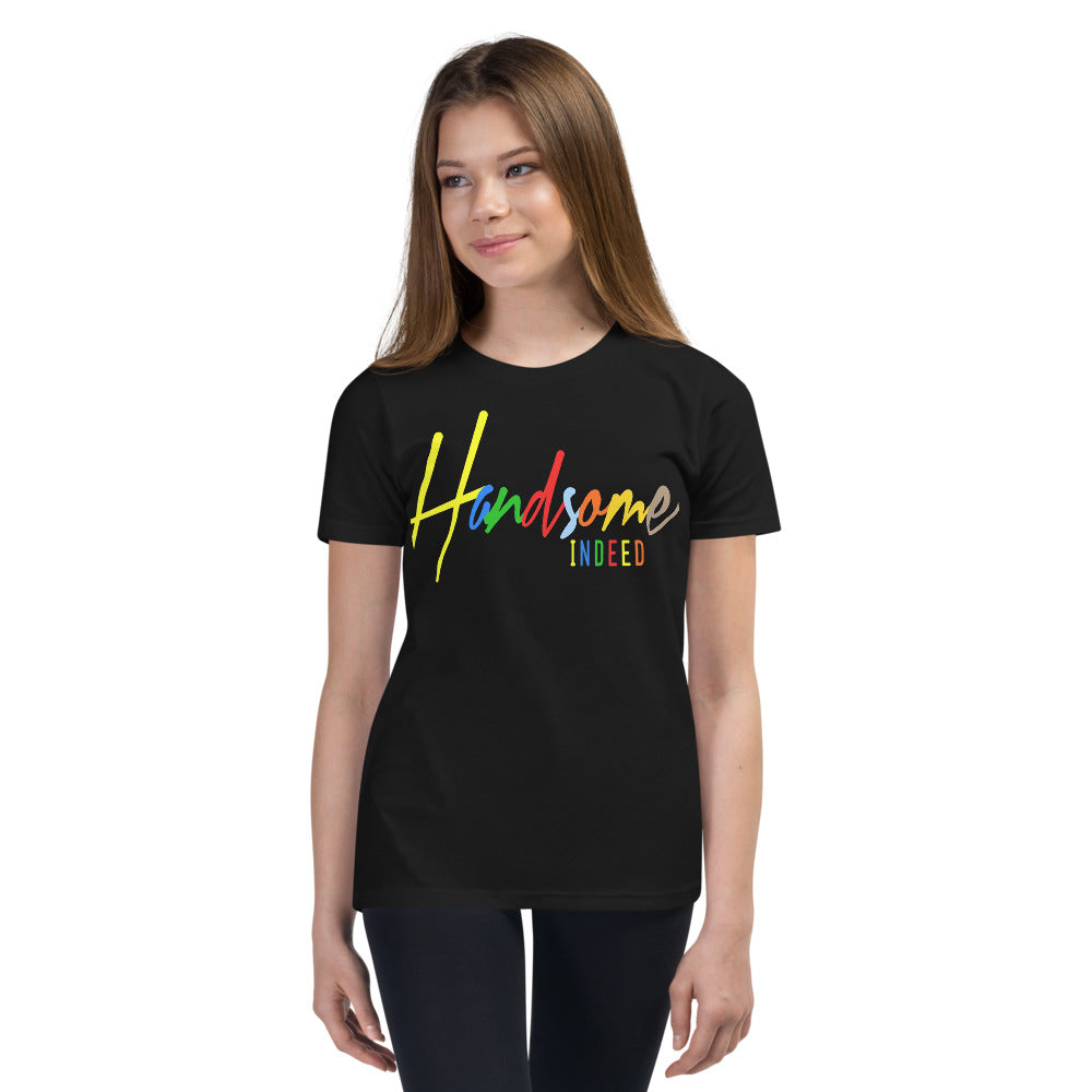 Handsome Indeed Multi Color Youth Short Sleeve T-Shirt