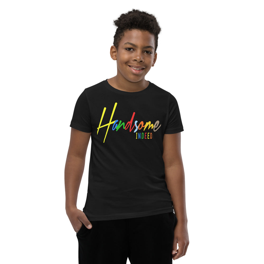 Handsome Indeed Multi Color Youth Short Sleeve T-Shirt