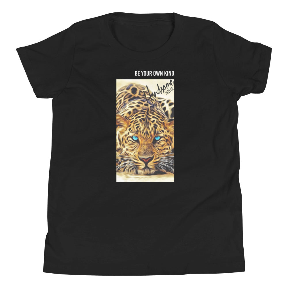 Handsome Indeed Leopard Youth Short Sleeve T-Shirt