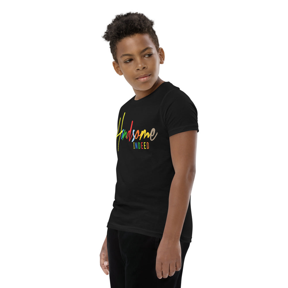 Handsome Indeed Multi Color Youth Short Sleeve T-Shirt