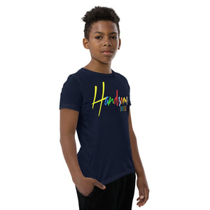 Handsome Indeed Multi Color Youth Short Sleeve T-Shirt