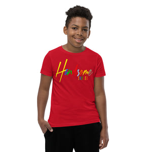 Handsome Indeed Multi Color Youth Short Sleeve T-Shirt