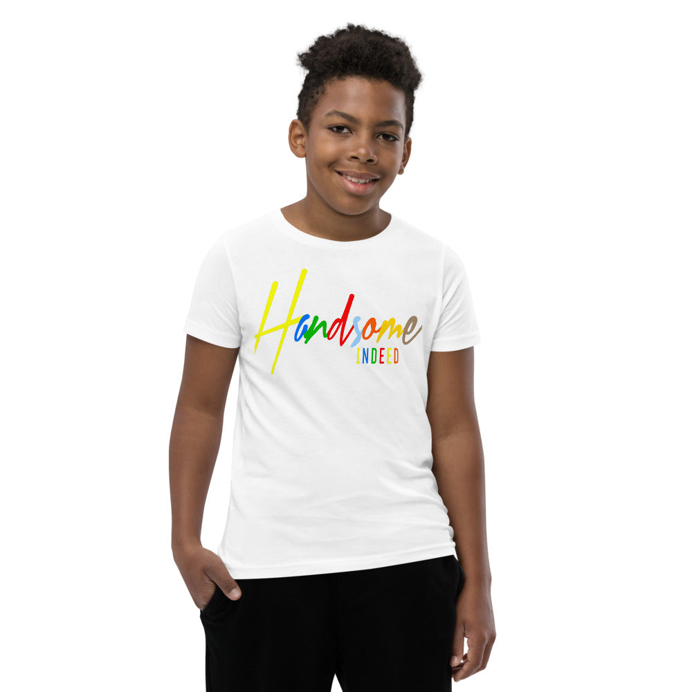 Handsome Indeed Multi Color Youth Short Sleeve T-Shirt