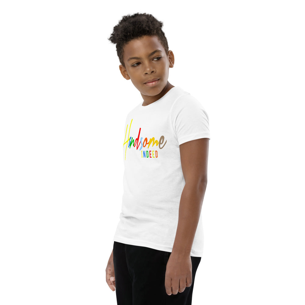 Handsome Indeed Multi Color Youth Short Sleeve T-Shirt